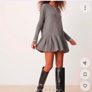 Free People gray sweater Dress